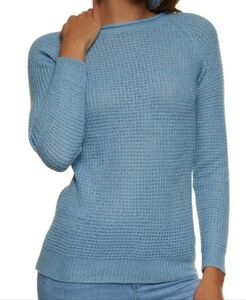 Pretty Powder Blue Long Sleeves Sweater